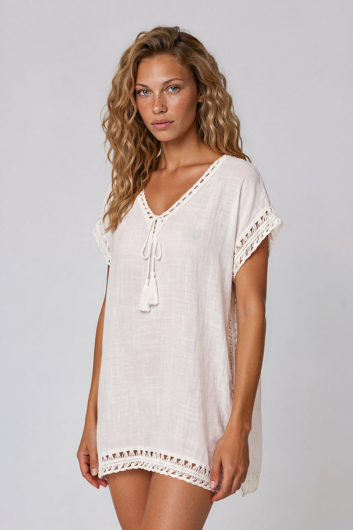 Delilah Cover Up - White