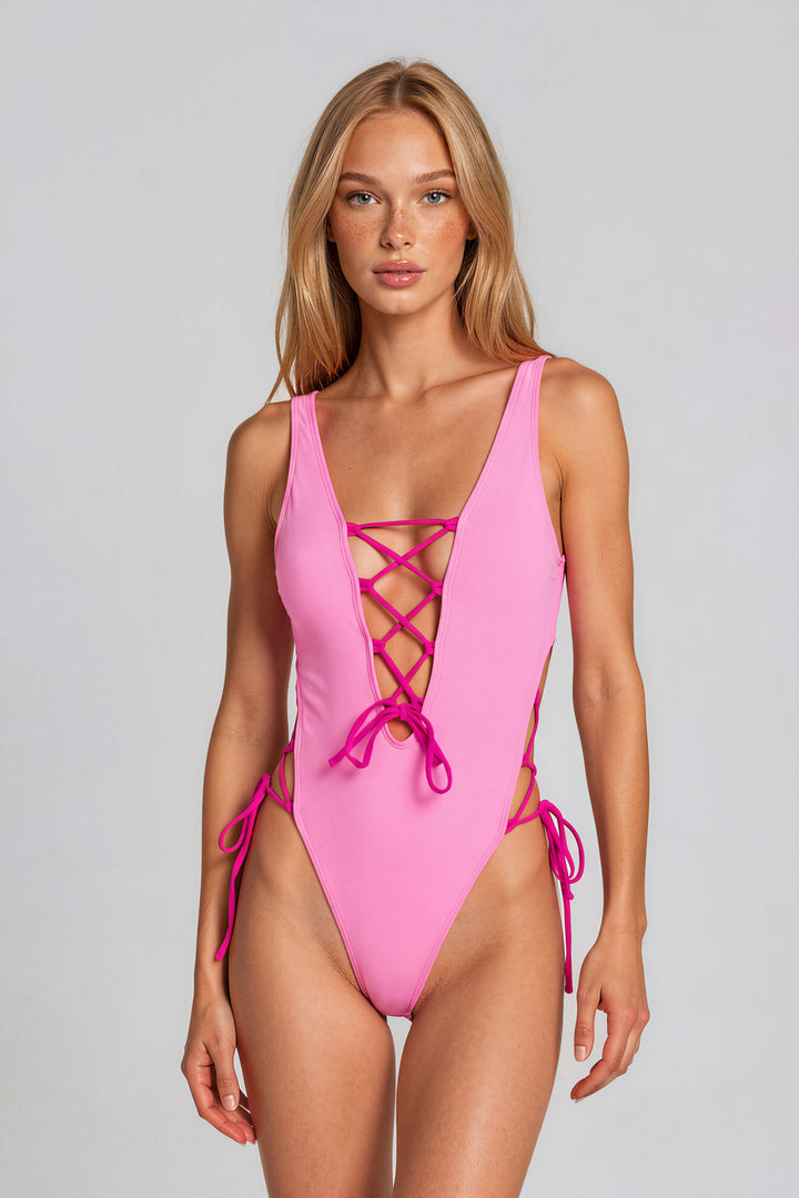Pretty In Pink One Piece