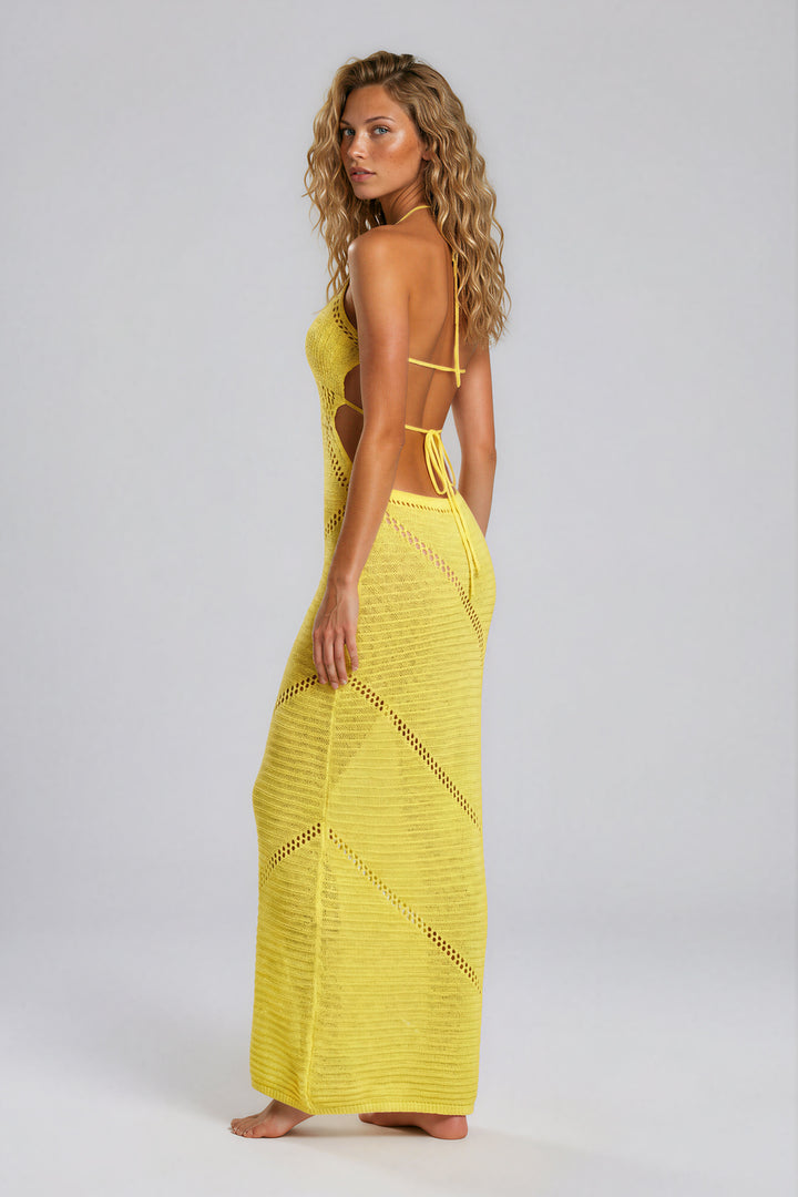 Sophia Cover Up - Yellow