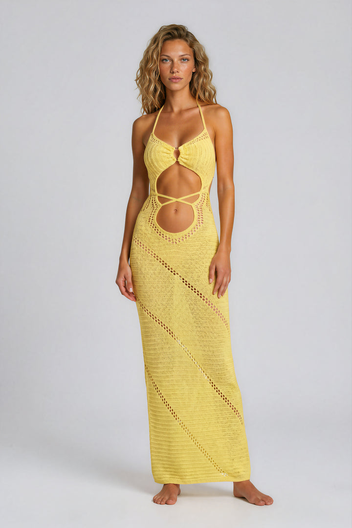 Sophia Cover Up - Yellow